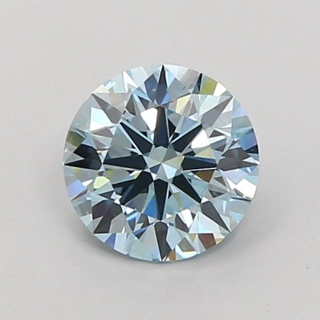 Diament laboratoryjny o barwie fantazyjnej szlif okrągły, 1.31ct, VVS2, Fancy Vivid Blue, IGI LG722563745