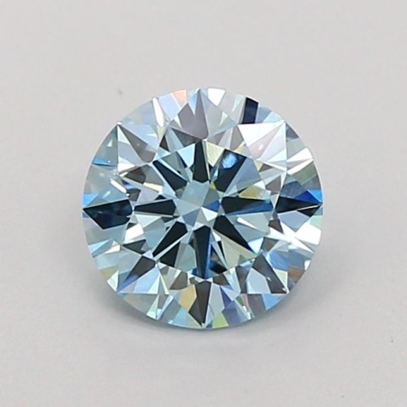 Diament laboratoryjny o barwie fantazyjnej szlif okrągły, 1.14ct, VVS2, Fancy Vivid Blue, IGI LG722563738