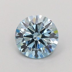 Diament laboratoryjny o barwie fantazyjnej szlif okrągły, 1.24ct, VVS2, Fancy Vivid Blue, IGI LG722563740
