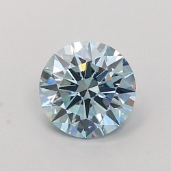 Diament laboratoryjny o barwie fantazyjnej szlif okrągły, 1.2ct, VVS2, Fancy Vivid Blue, IGI LG722563748