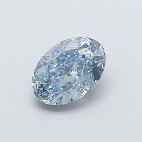 Diament laboratoryjny o barwie fantazyjnej szlif owalny, 1.03ct, VVS2, Fancy Intense Blue, IGI LG726540281