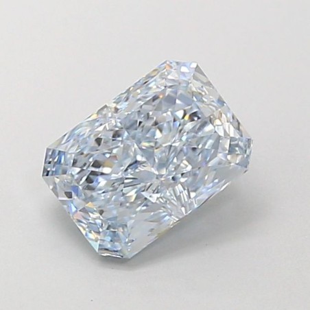 Diament laboratoryjny o barwie fantazyjnej radiant, 1.24ct, VVS2, Fancy Intense Blue, IGI LG700518455