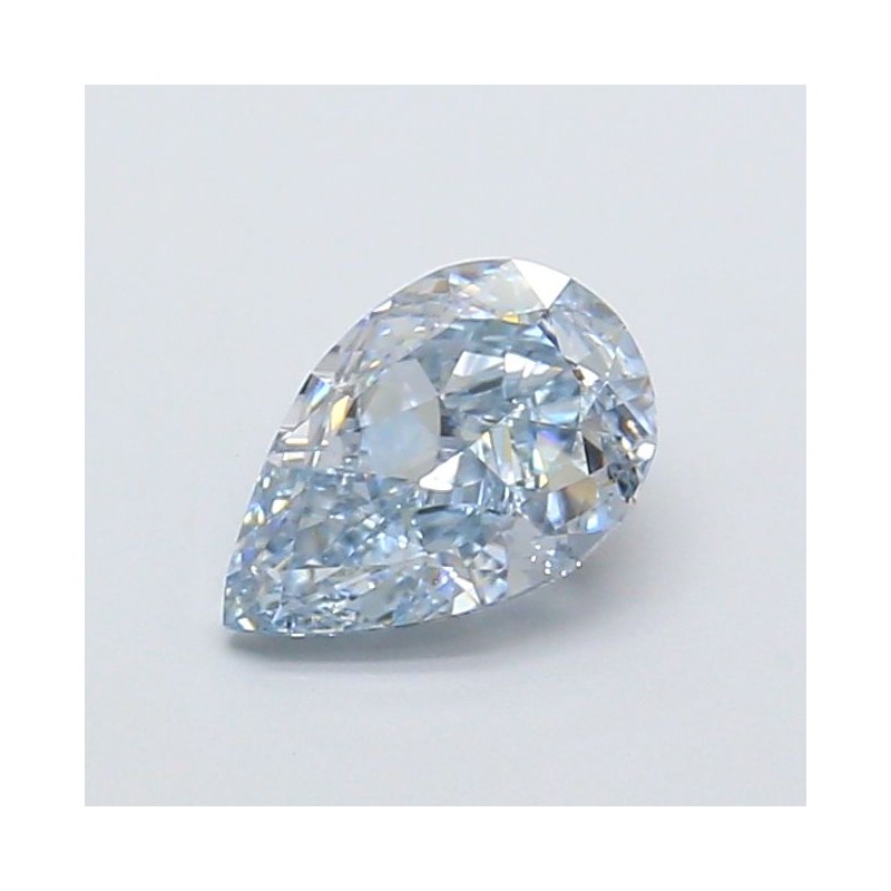 Diament laboratoryjny o barwie fantazyjnej szlif gruszkowy, 1.26ct, VVS1, Fancy Intense Blue, IGI LG726540283