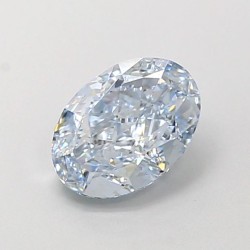 Diament laboratoryjny o barwie fantazyjnej szlif owalny, 1.15ct, IF, Fancy Intense Blue, IGI LG700518452