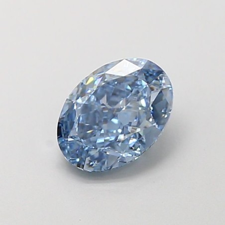 Diament laboratoryjny o barwie fantazyjnej szlif owalny, 1.13ct, VVS1, Fancy Vivid Blue, IGI LG700518509