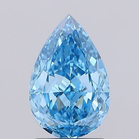 Diament laboratoryjny o barwie fantazyjnej szlif gruszkowy, 1.8ct, VVS2, Fancy Vivid Blue, IGI LG739593290