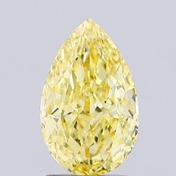 Diament laboratoryjny o barwie fantazyjnej szlif gruszkowy, 2.3ct, VVS2, Fancy Intense Yellow, IGI LG713547290