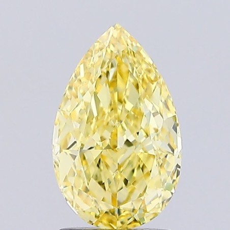 Diament laboratoryjny o barwie fantazyjnej szlif gruszkowy, 2.3ct, VVS2, Fancy Intense Yellow, IGI LG713547290
