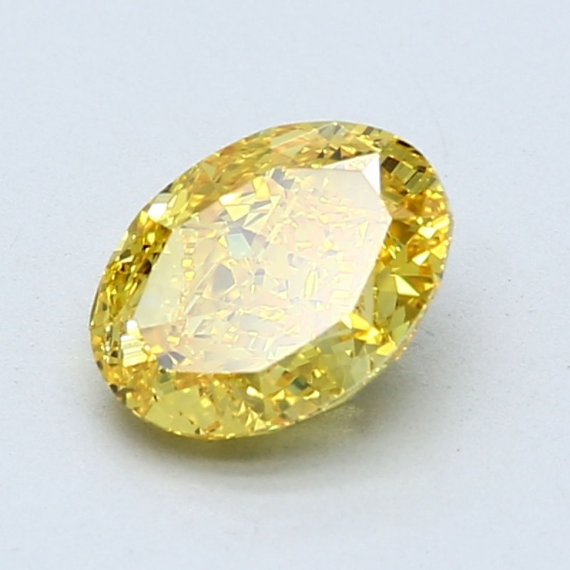 Diament laboratoryjny o barwie fantazyjnej szlif owalny, 1.46ct, VVS2, Fancy Vivid Yellow, IGI LG659409381 Diament laboratoryjny o barwie fantazyjnej szlif owalny, 1.46ct, VVS2, Fancy Vivid Yellow, IGI LG659409381