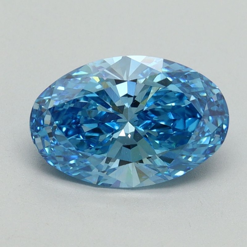 Diament laboratoryjny o barwie fantazyjnej szlif owalny, 2.02ct, VVS2, Fancy Vivid Blue, IGI LG644438518 Diament laboratoryjny o barwie fantazyjnej szlif owalny, 2.02ct, VVS2, Fancy Vivid Blue, IGI LG644438518