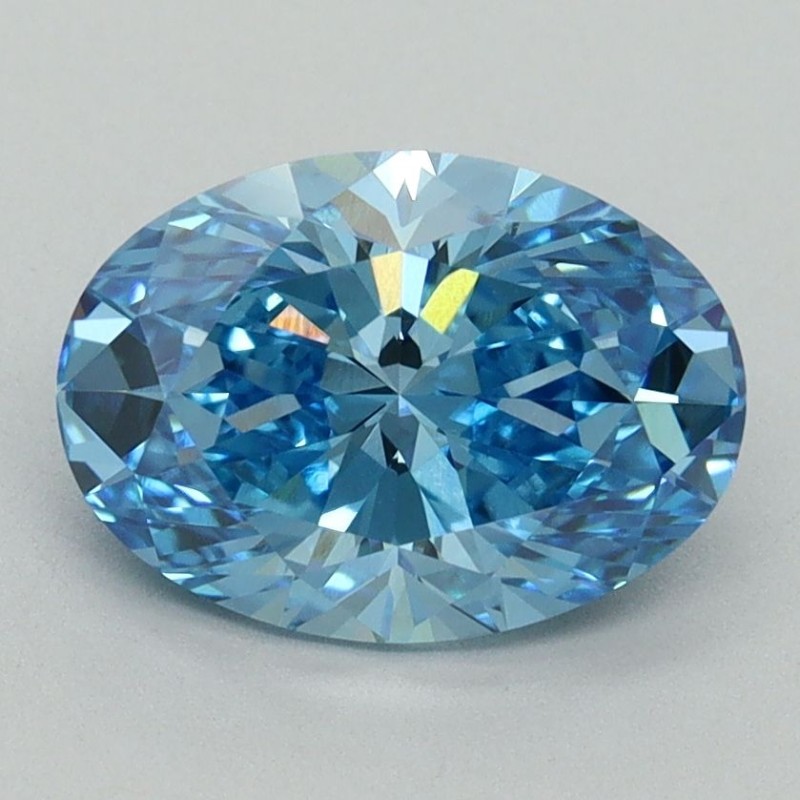 Diament laboratoryjny o barwie fantazyjnej szlif owalny, 2.02ct, VVS2, Fancy Vivid Blue, IGI LG644444239 Diament laboratoryjny o barwie fantazyjnej szlif owalny, 2.02ct, VVS2, Fancy Vivid Blue, IGI LG644444239