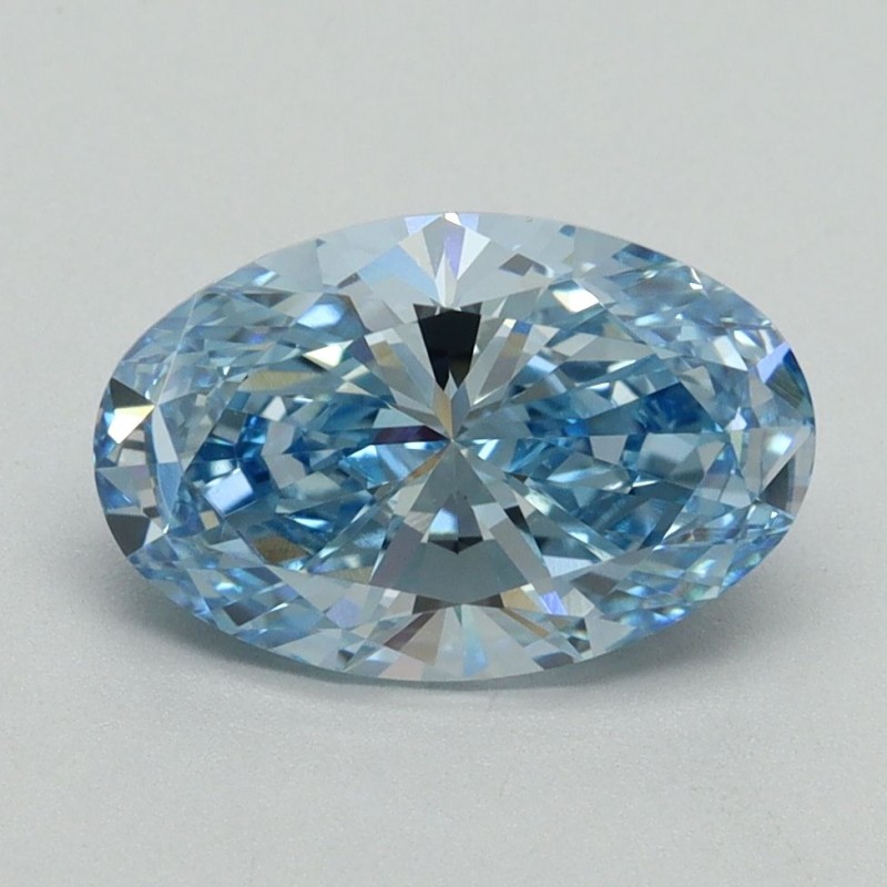 Diament laboratoryjny o barwie fantazyjnej szlif owalny, 2.03ct, VVS2, Fancy Vivid Blue, IGI LG650407853 Diament laboratoryjny o barwie fantazyjnej szlif owalny, 2.03ct, VVS2, Fancy Vivid Blue, IGI LG650407853