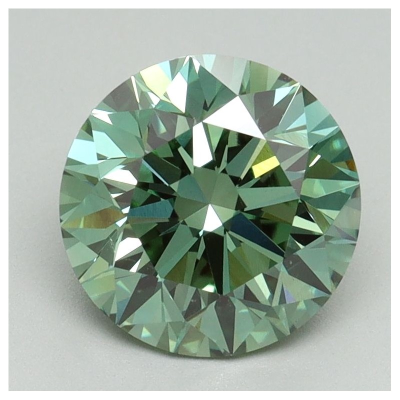 Diament laboratoryjny o barwie fantazyjnej szlif okrągły, 2.03ct, VVS2, Fancy Vivid Green, IGI LG642488783 Diament laboratoryjny o barwie fantazyjnej szlif okrągły, 2.03ct, VVS2, Fancy Vivid Green, IGI LG642488783