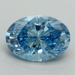 Diament laboratoryjny o barwie fantazyjnej szlif owalny, 2.03ct, VVS2, Fancy Vivid Blue, IGI LG644491293