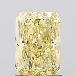 Diament laboratoryjny o barwie fantazyjnej radiant, 1.09ct, VVS2, Fancy Intense Yellow, IGI LG692505203
