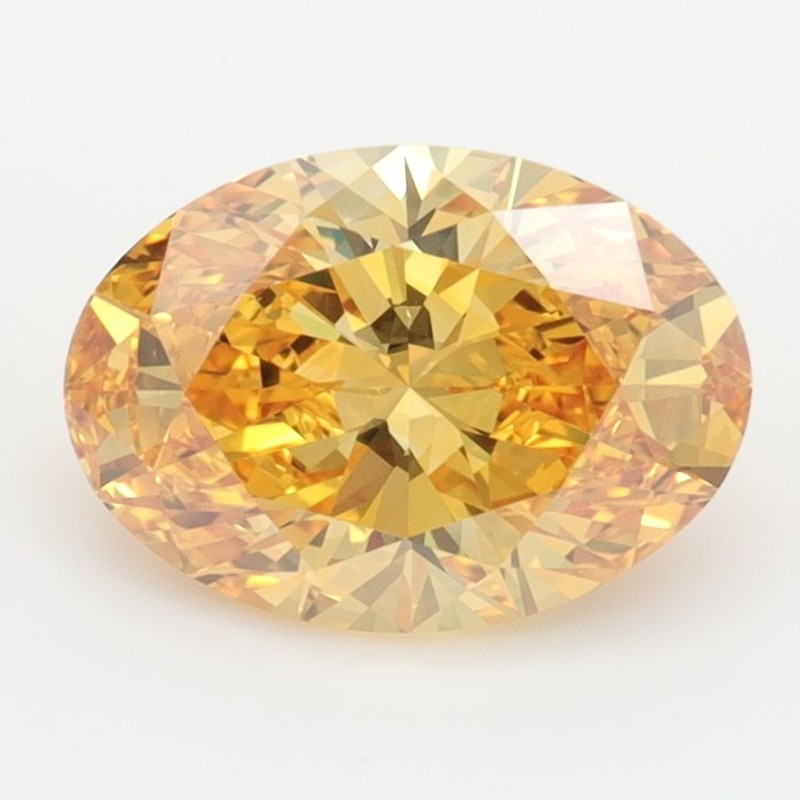 Diament laboratoryjny o barwie fantazyjnej szlif owalny, 2.26ct, VVS1, Fancy Vivid Yellow, IGI LG647467991 Diament laboratoryjny o barwie fantazyjnej szlif owalny, 2.26ct, VVS1, Fancy Vivid Yellow, IGI LG647467991