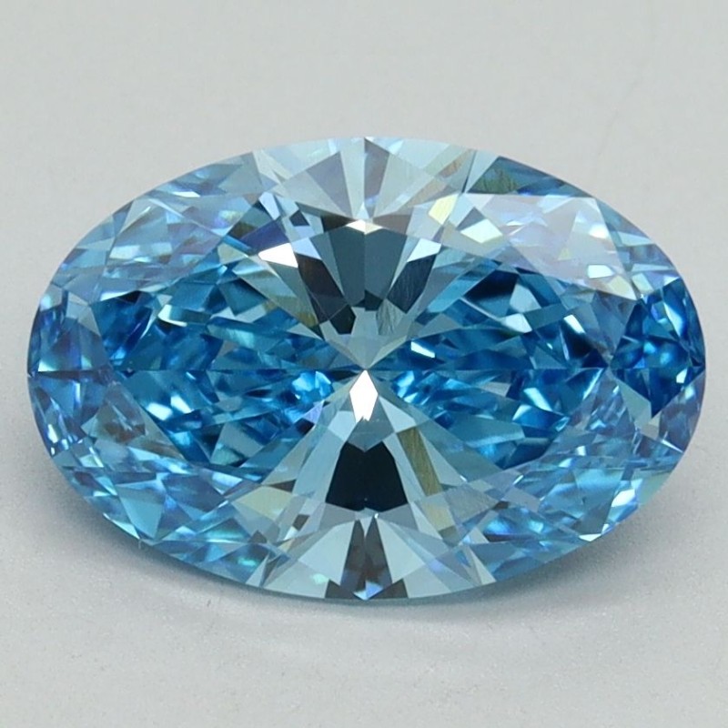 Diament laboratoryjny o barwie fantazyjnej szlif owalny, 2.01ct, VVS2, Fancy Vivid Blue, IGI LG644491290 Diament laboratoryjny o barwie fantazyjnej szlif owalny, 2.01ct, VVS2, Fancy Vivid Blue, IGI LG644491290