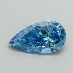 Diament laboratoryjny o barwie fantazyjnej szlif gruszkowy, 2.01ct, VVS2, Fancy Vivid Blue, IGI LG644444198