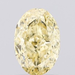 Diament laboratoryjny o barwie fantazyjnej szlif owalny, 1.01ct, VVS2, Fancy Yellow, IGI LG659424398