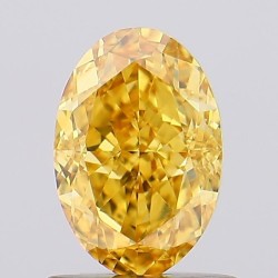 Diament laboratoryjny o barwie fantazyjnej szlif owalny, 1.05ct, VVS2, Fancy Vivid Yellow, IGI LG677546065