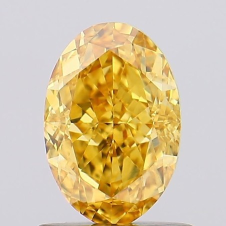 Diament laboratoryjny o barwie fantazyjnej szlif owalny, 1.05ct, VVS2, Fancy Vivid Yellow, IGI LG677546065