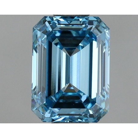 Diament laboratoryjny o barwie fantazyjnej szlif szmaragdowy, 1.44ct, VVS2, Fancy Vivid Blue, IGI LG705522942