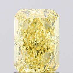 Diament laboratoryjny o barwie fantazyjnej radiant, 1.15ct, VVS2, Fancy Vivid Yellow, IGI LG694525823