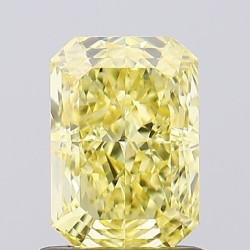 Diament laboratoryjny o barwie fantazyjnej radiant, 1.13ct, VVS2, Fancy Vivid Yellow, IGI LG696593871