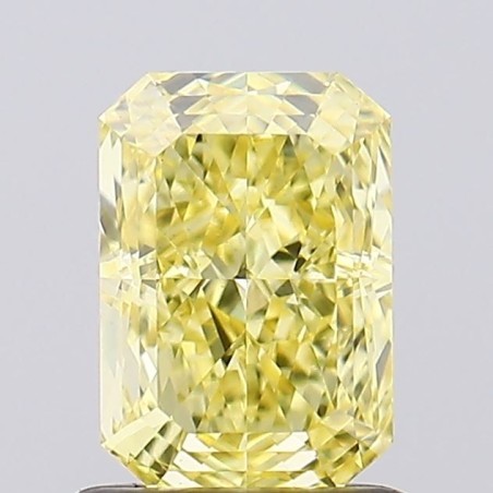 Diament laboratoryjny o barwie fantazyjnej radiant, 1.13ct, VVS2, Fancy Vivid Yellow, IGI LG696593871
