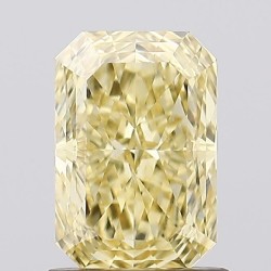 Diament laboratoryjny o barwie fantazyjnej radiant, 1.2ct, VVS2, Fancy Vivid Yellow, IGI LG671416152