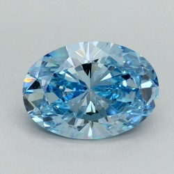 Diament laboratoryjny o barwie fantazyjnej szlif owalny, 2ct, VVS2, Fancy Vivid Blue, IGI LG634429936