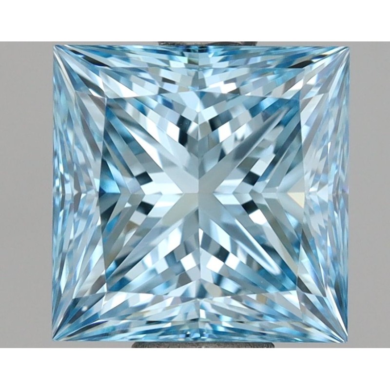 Diament laboratoryjny o barwie fantazyjnej szlif princess, 1.51ct, VVS2, Fancy Vivid Blue, IGI LG695503186 Diament laboratoryjny o barwie fantazyjnej szlif princess, 1.51ct, VVS2, Fancy Vivid Blue, IGI LG695503186