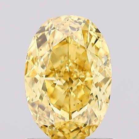 Diament laboratoryjny o barwie fantazyjnej szlif owalny, 1.11ct, VVS2, Fancy Vivid Yellow, IGI LG693513598