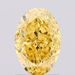 Diament laboratoryjny o barwie fantazyjnej szlif owalny, 1.15ct, VVS2, Fancy Vivid Yellow, IGI LG679506759