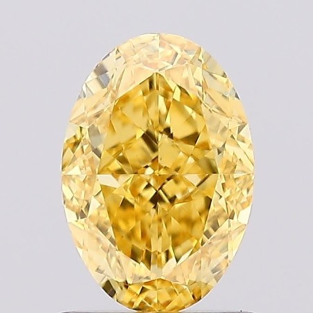 Diament laboratoryjny o barwie fantazyjnej szlif owalny, 1.15ct, VVS2, Fancy Vivid Yellow, IGI LG679506759