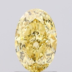 Diament laboratoryjny o barwie fantazyjnej szlif owalny, 1.26ct, VVS2, Fancy Vivid Yellow, IGI LG681532321