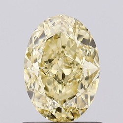Diament laboratoryjny o barwie fantazyjnej szlif owalny, 1.07ct, VVS2, Fancy Yellow, IGI LG660403469