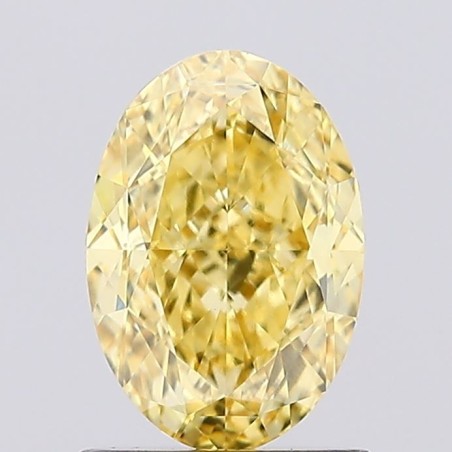 Diament laboratoryjny o barwie fantazyjnej szlif owalny, 1.24ct, VVS2, Fancy Vivid Yellow, IGI LG671477463