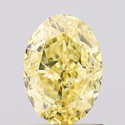Diament laboratoryjny o barwie fantazyjnej szlif owalny, 1.11ct, VVS2, Fancy Intense Yellow, IGI LG679516727