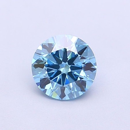 Diament laboratoryjny o barwie fantazyjnej szlif okrągły, 0.57ct, VVS2, Fancy Vivid Blue, IGI LG720594337