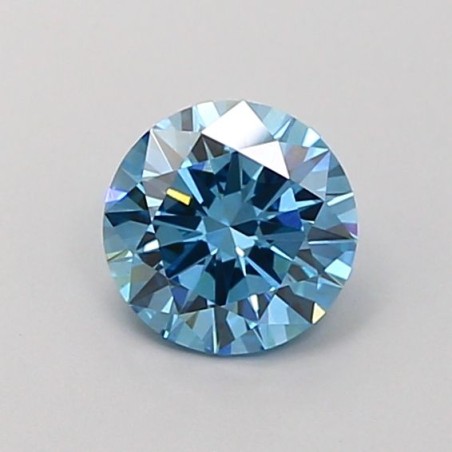 Diament laboratoryjny o barwie fantazyjnej szlif okrągły, 0.9ct, VVS2, Fancy Vivid Blue, IGI LG719503984