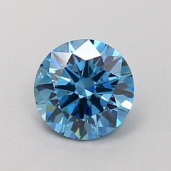 Diament laboratoryjny o barwie fantazyjnej szlif okrągły, 1.01ct, VVS2, Fancy Vivid Blue, IGI LG719503985