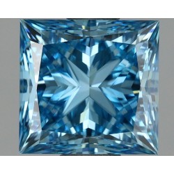 Diament laboratoryjny o barwie fantazyjnej szlif princess, 2.25ct, VVS2, Fancy Vivid Blue, IGI LG696502214