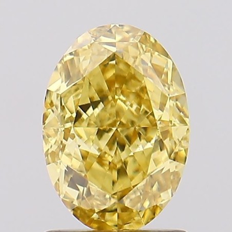 Diament laboratoryjny o barwie fantazyjnej szlif owalny, 1.65ct, VVS2, Fancy Vivid Yellow, IGI LG678565650