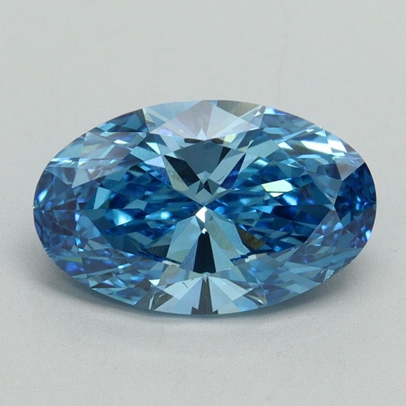 Diament laboratoryjny o barwie fantazyjnej szlif owalny, 2.01ct, VVS2, Fancy Vivid Blue, IGI LG644430764 Diament laboratoryjny o barwie fantazyjnej szlif owalny, 2.01ct, VVS2, Fancy Vivid Blue, IGI LG644430764