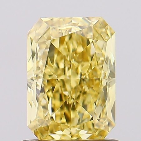 Diament laboratoryjny o barwie fantazyjnej radiant, 1.19ct, VVS2, Fancy Intense Yellow, IGI LG678522195