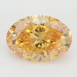 Diament laboratoryjny o barwie fantazyjnej szlif owalny, 2.03ct, VVS2, Fancy Vivid Yellow, IGI LG644439715