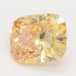 Diament laboratoryjny o barwie fantazyjnej szlif poduszkowy brylantowy, 2.82ct, VVS1, Fancy Vivid Yellow, IGI LG648420899