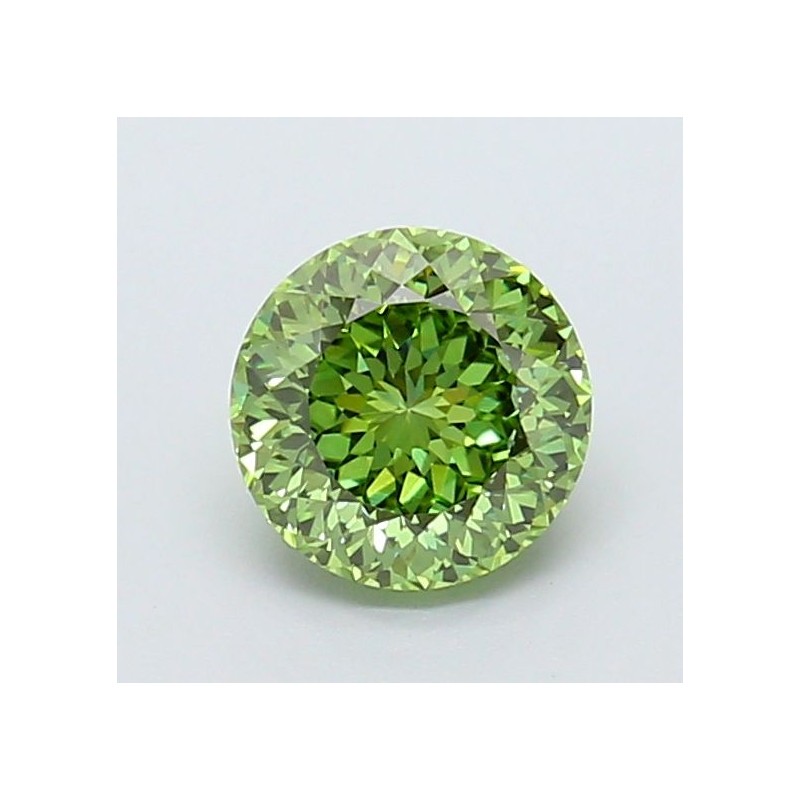 Diament laboratoryjny o barwie fantazyjnej szlif okrągły, 1.01ct, VVS2, Fancy Vivid Green, IGI LG735509529 Diament laboratoryjny o barwie fantazyjnej szlif okrągły, 1.01ct, VVS2, Fancy Vivid Green, IGI LG735509529