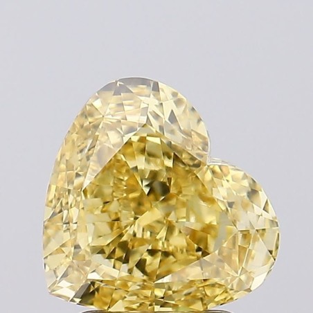 Diament laboratoryjny o barwie fantazyjnej serce, 2.54ct, VVS2, Fancy Vivid Yellow, IGI LG675502936